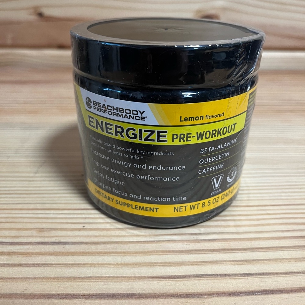 Brand New, unopened Lemon Beachbody Energize. Expiration 9/2023